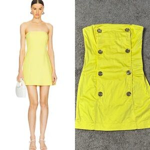 ALEXIS Yellow Mini Dress